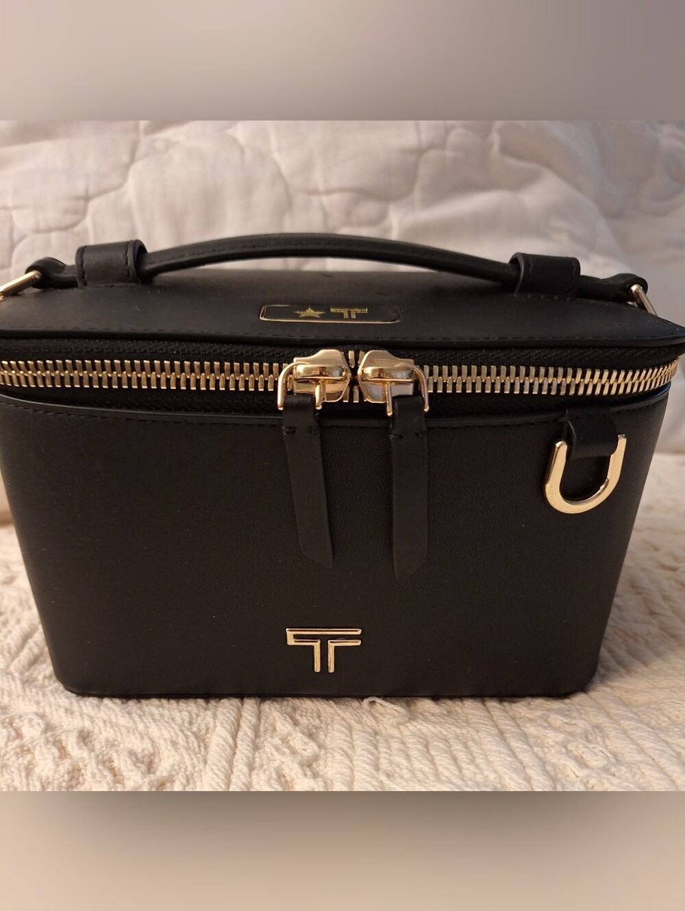 Tumi Black Toiletries Train Bag